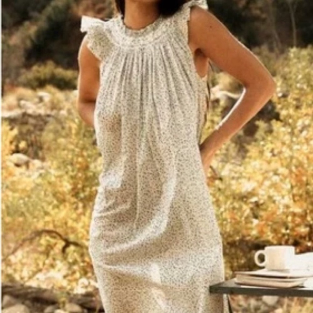 Doen lovisa nightgown size M blue baby Kate NWOT